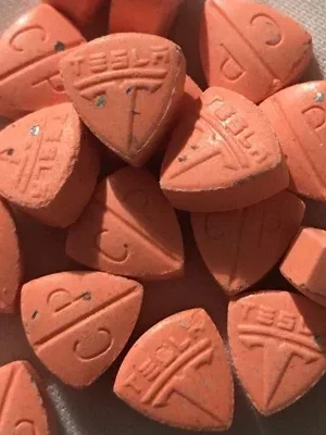 CP Orange Tesla Pills MDMA
