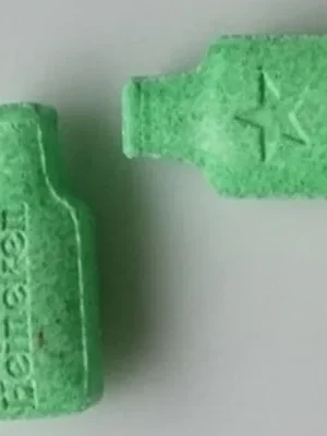Green Heineken Bottles 230mg MDMA